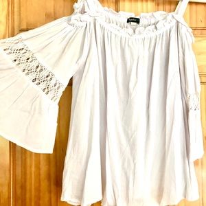 Cold Shoulder Flowy Beach Tank